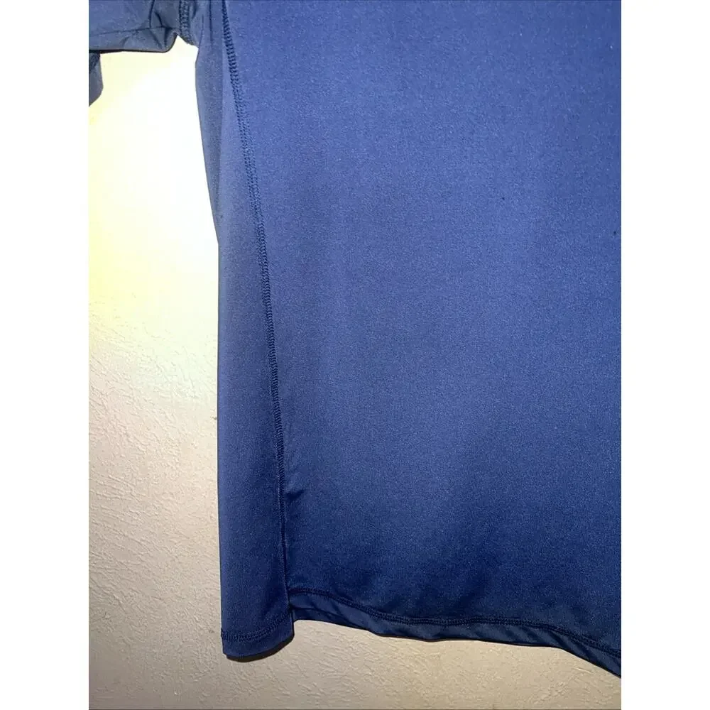 EDDIE BAUER SWIM T SHIRT SHORT SLEEVES RASHGUARD LOGO BLUE COLOR MEN SIZE MEDIUM